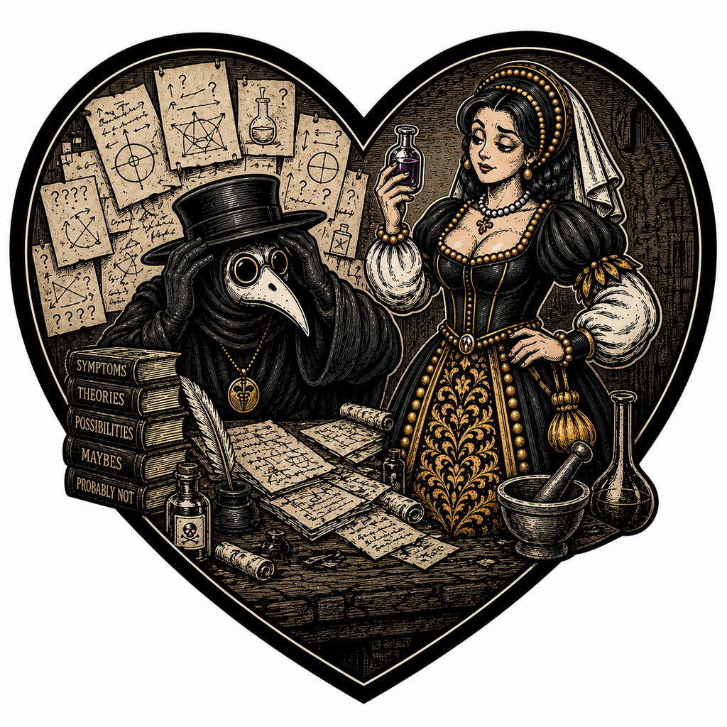 Dr. Corvus and Lady Belladonna T-Shirts