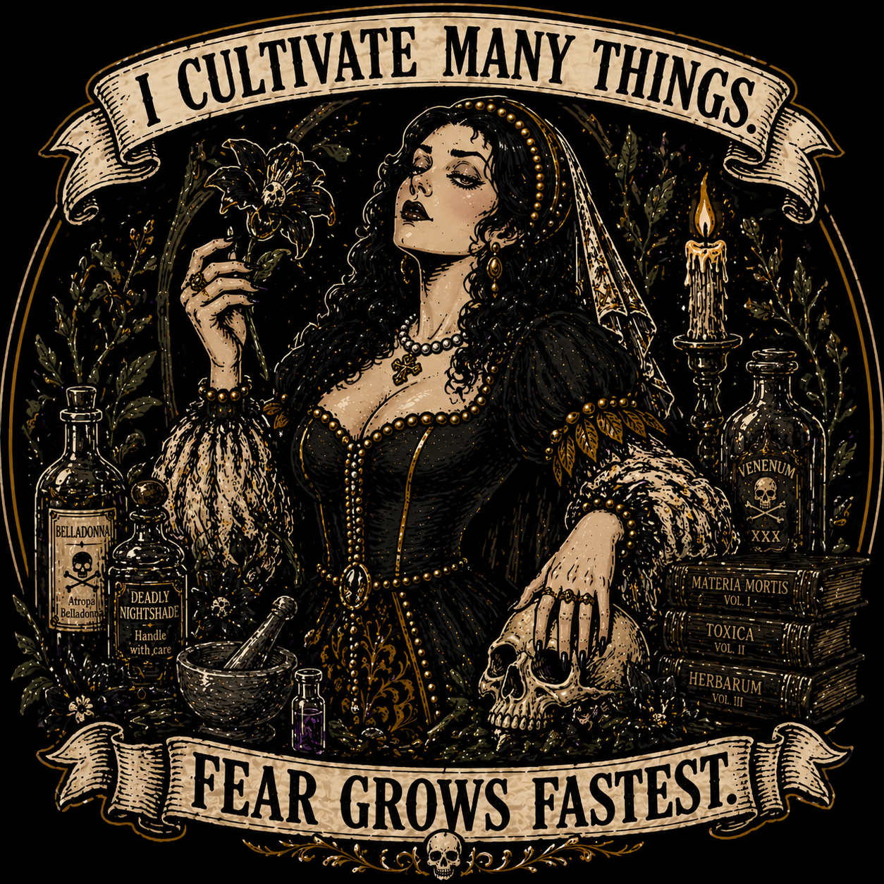 Dr. Corvus and Lady Belladonna T-Shirts
