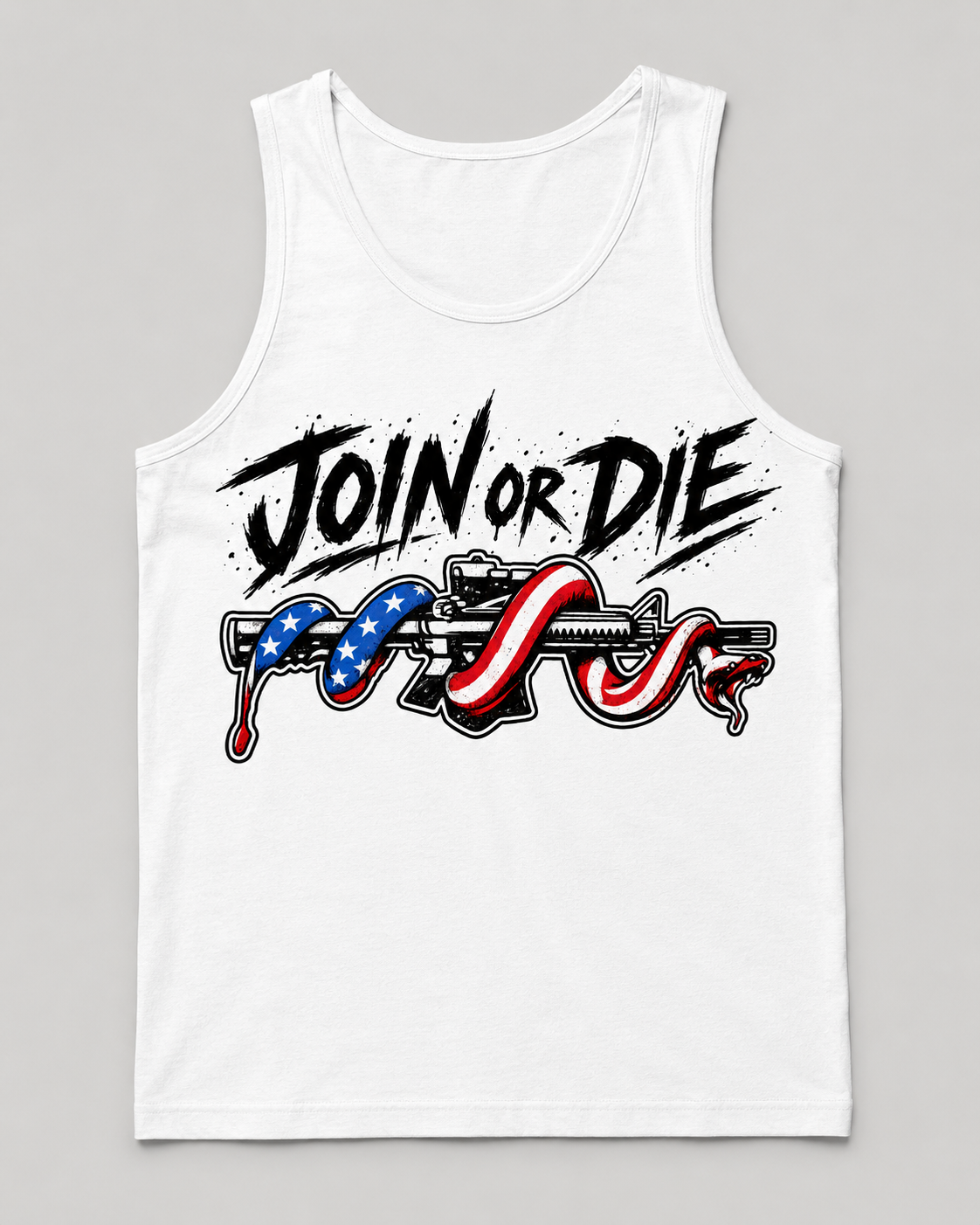 Join or Die / Don't Tread On Me Patriotic Rifle