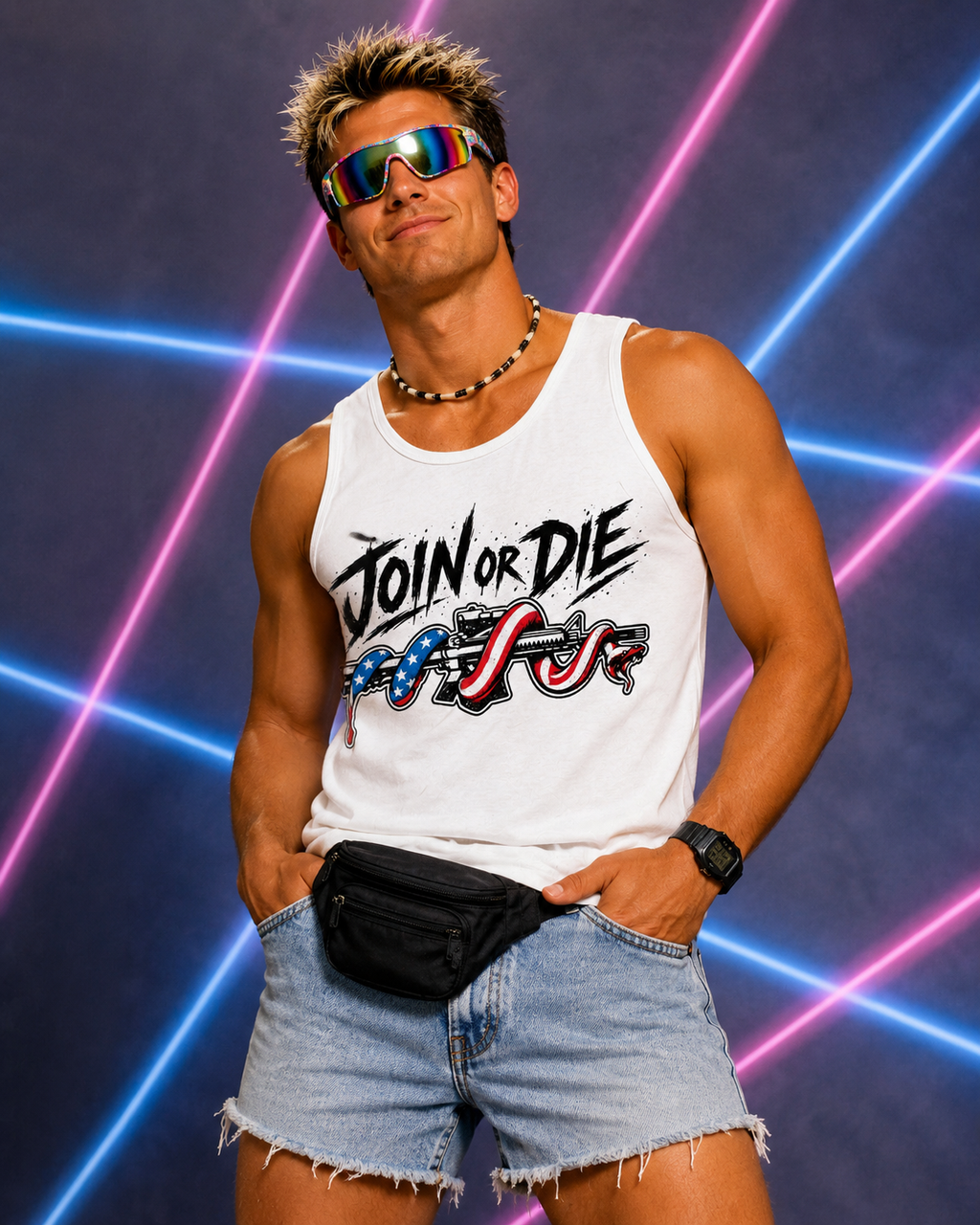 Join or Die / Don't Tread On Me Patriotic Rifle