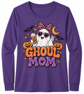 Ghoul Mom purple women’s long sleeve tee