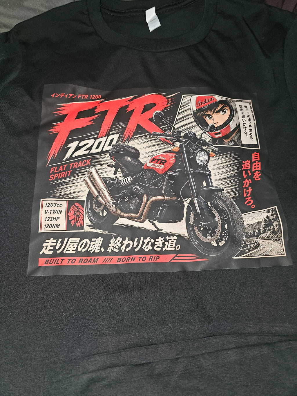 Indian FTR Anime shirt