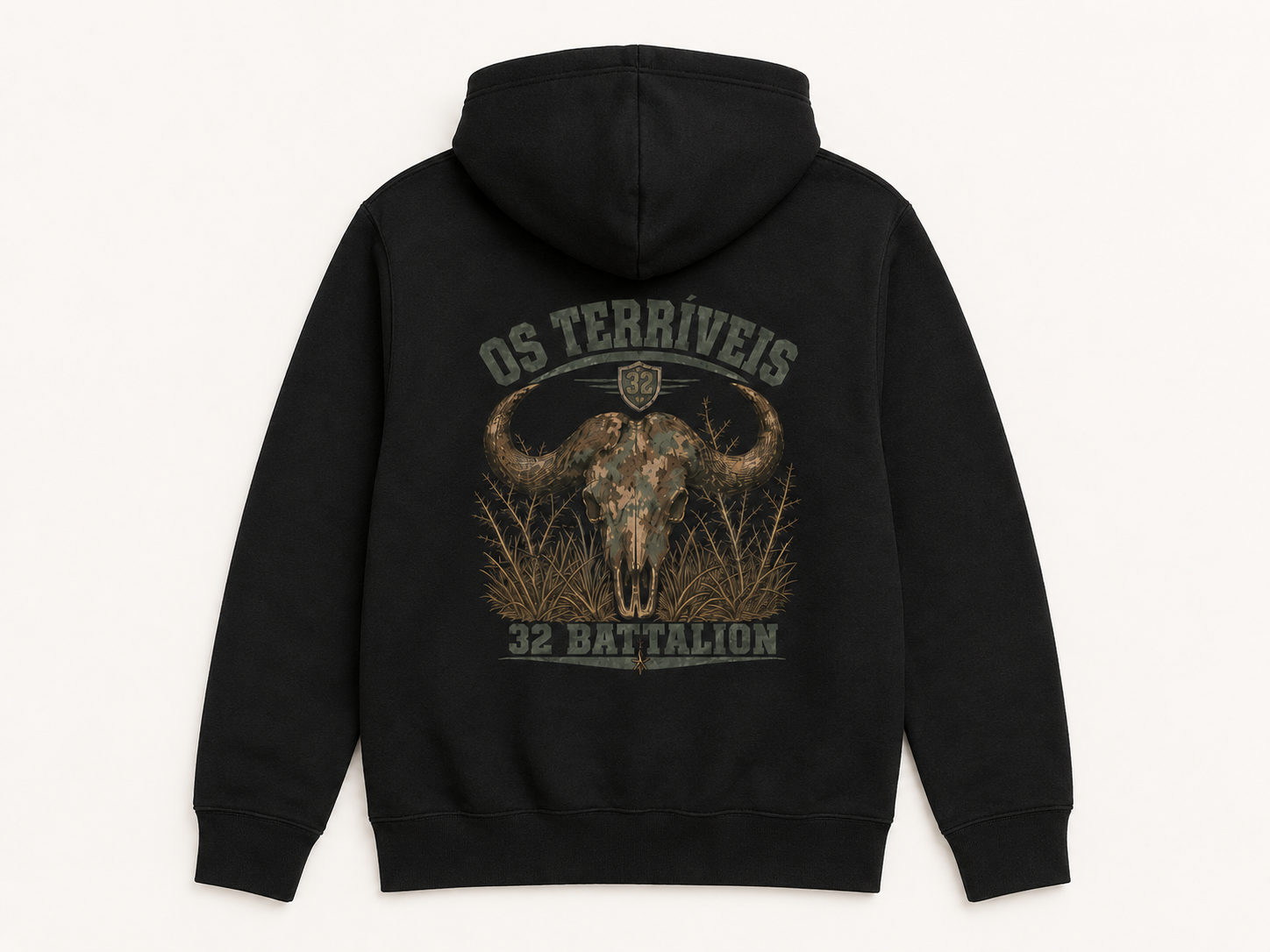 32 Battalion — Os Terríveis Hoodie back view