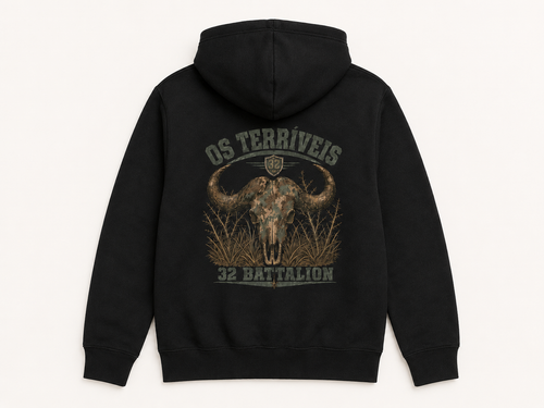 32 Battalion — Os Terríveis Hoodie back view