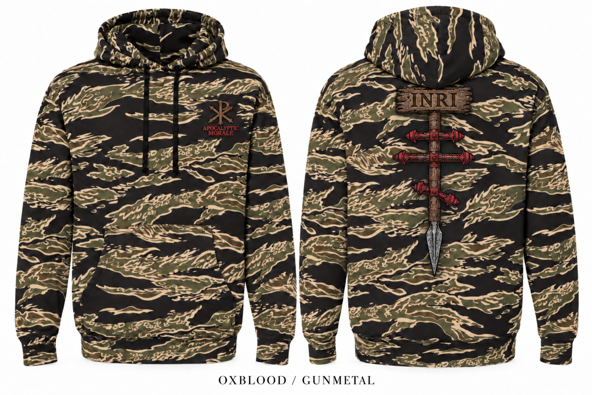 The Holy Lance Hoodie in Tiger Stripe